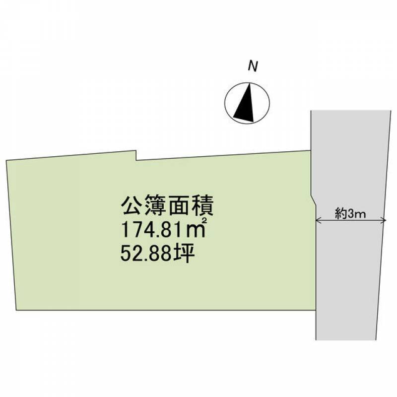 新居浜市江口町  の区画図