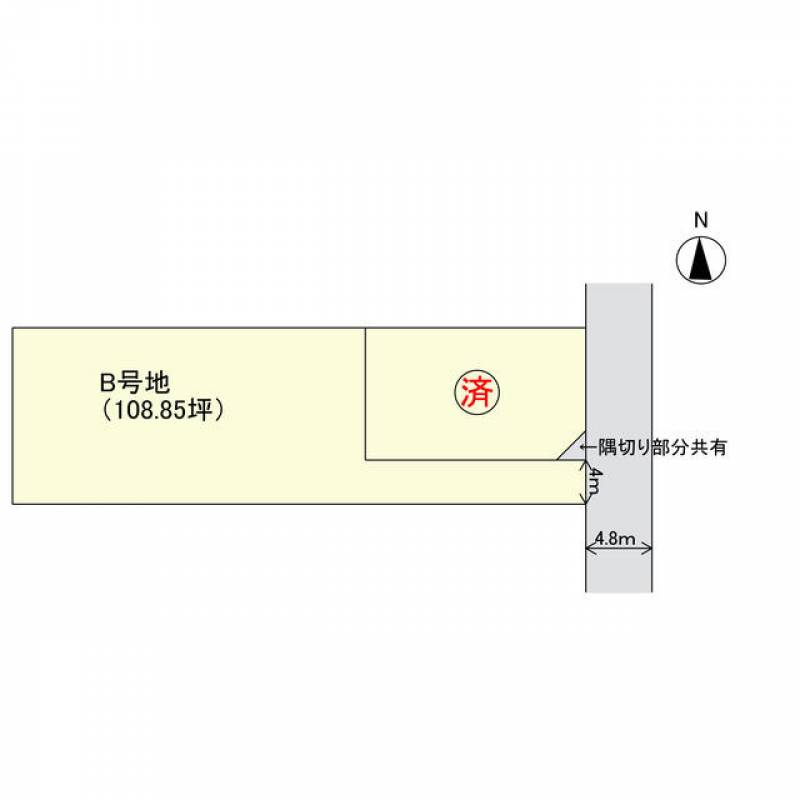 新居浜市庄内町  の区画図