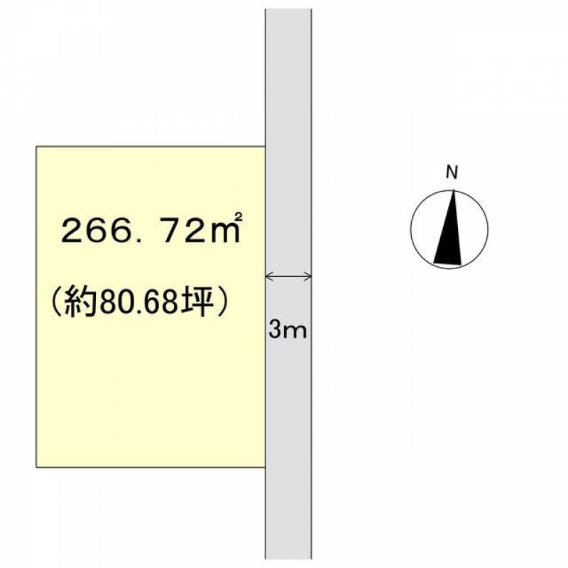 新居浜市坂井町  の区画図