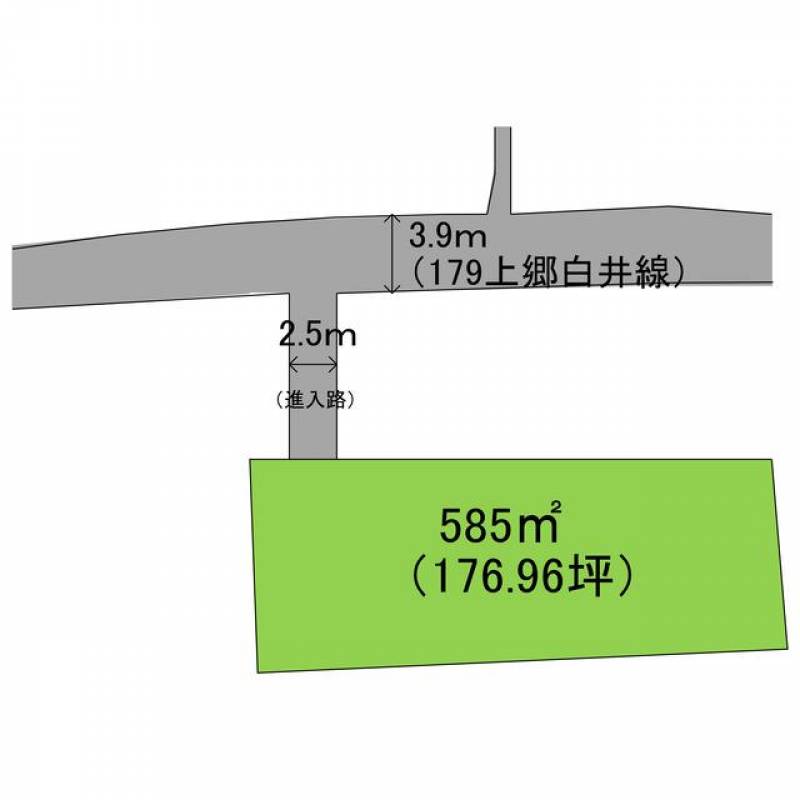 新居浜市清住町  の区画図