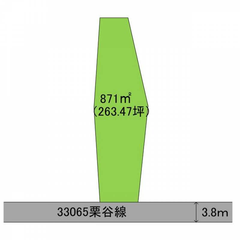 四国中央市土居町中村  の区画図