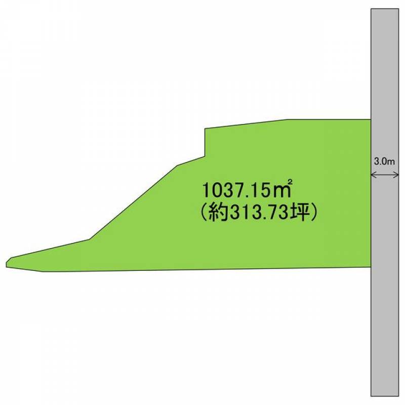 新居浜市萩生  の区画図