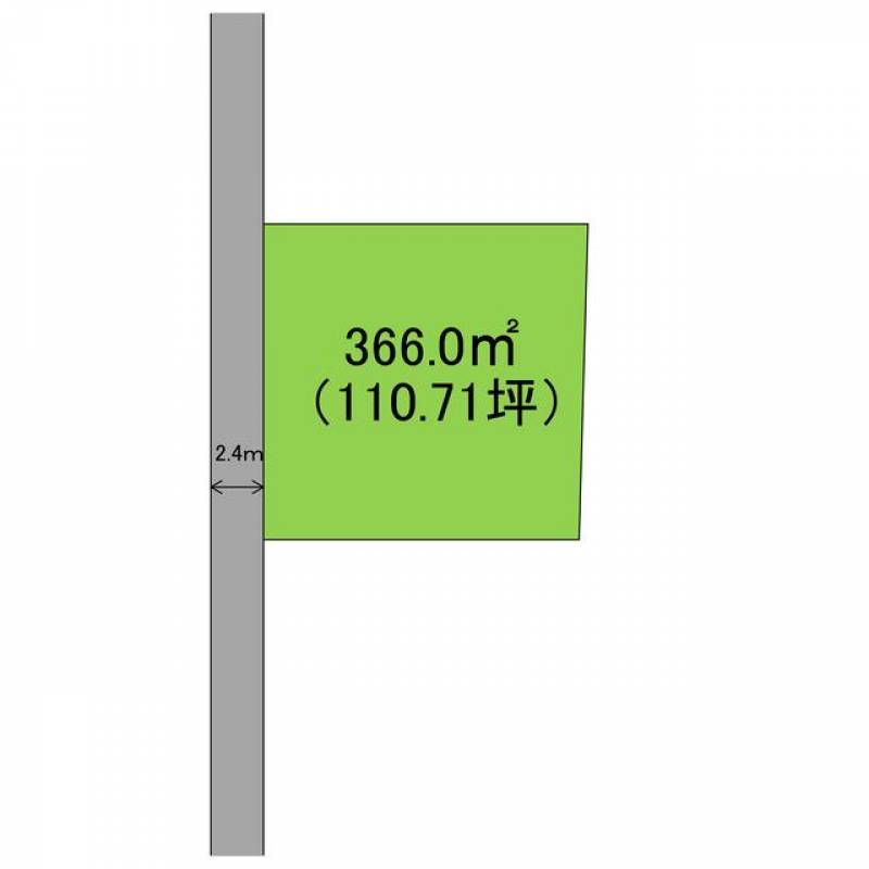 新居浜市北内町  の区画図