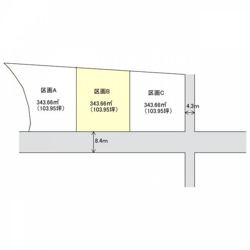 新居浜市宇高町  の区画図