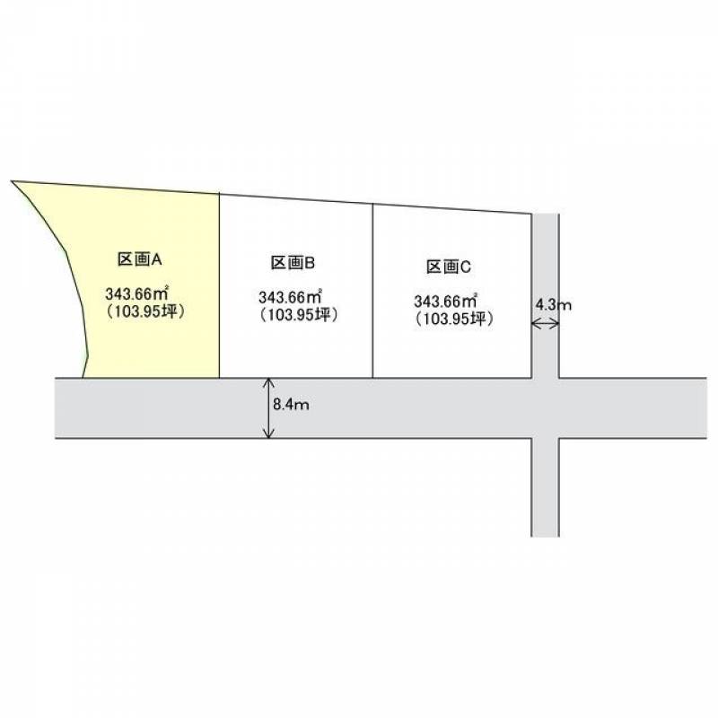 新居浜市宇高町  の区画図