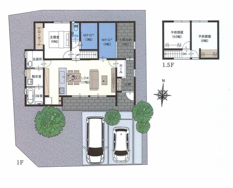 四国中央市具定町 一戸建  ザ・平屋 IN 具定町1号地の間取り画像