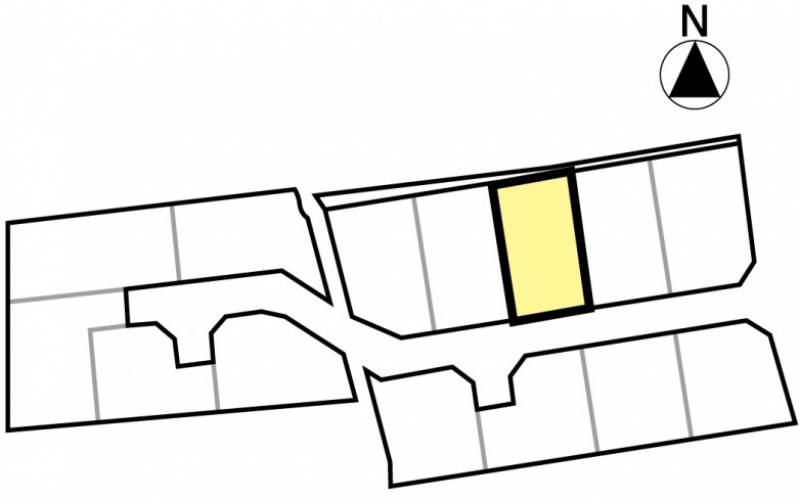 松山市清住 ウリモガーデン清住Ⅲ3号地の区画図