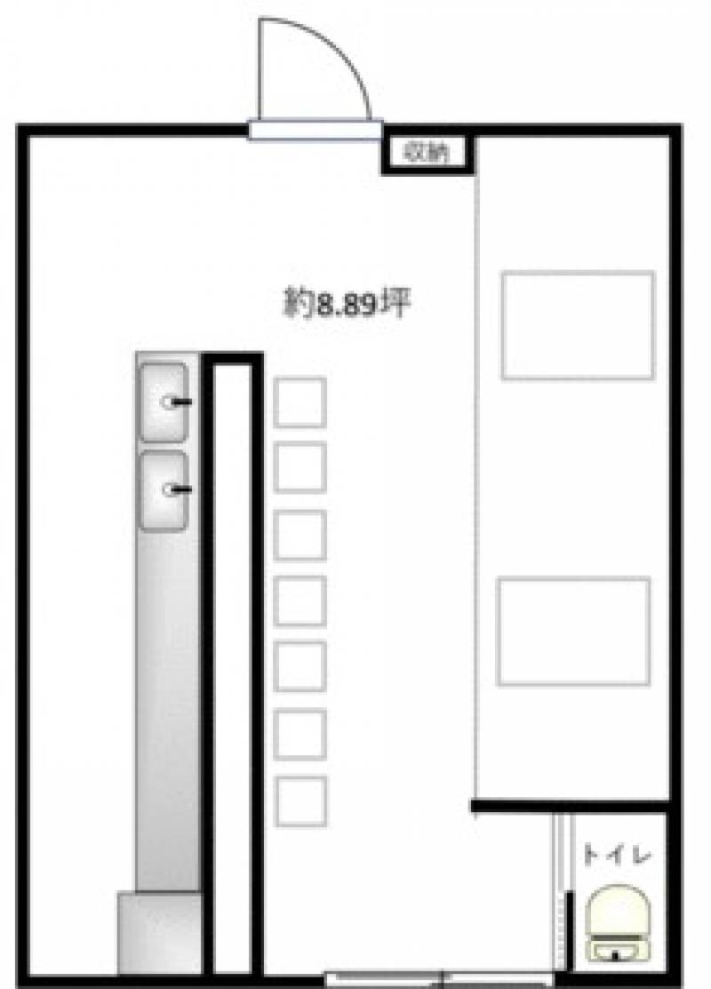 拓南テナント の間取り画像