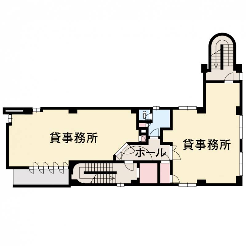 香川ビル  5階東の間取り画像