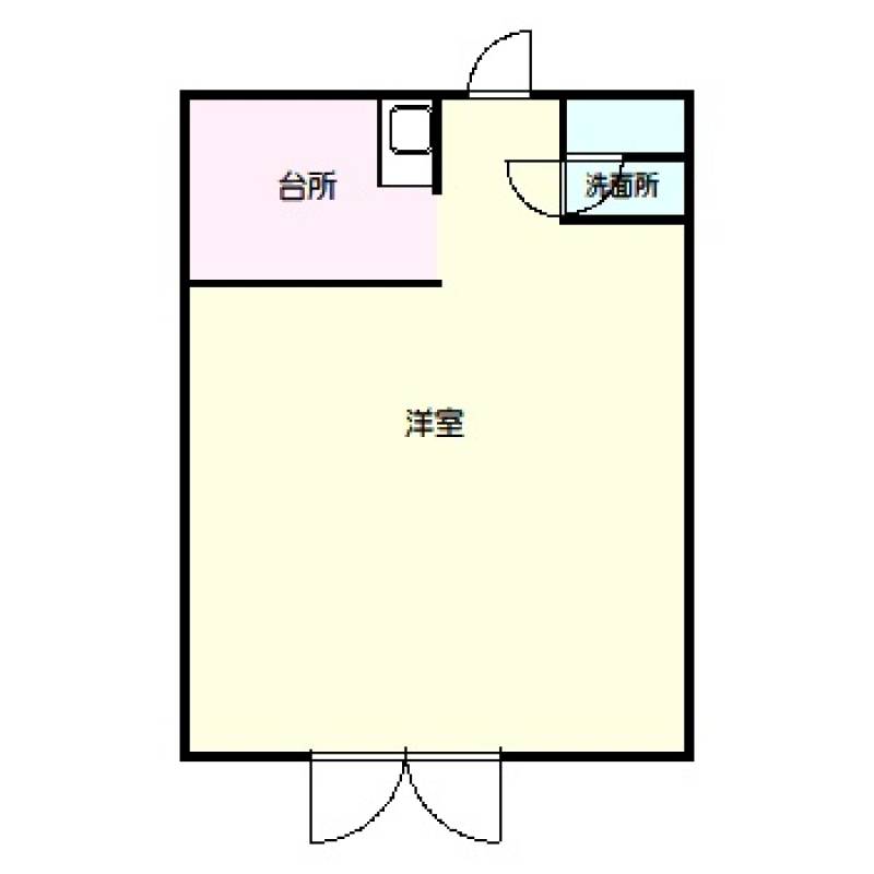 高尾田　貸事務所 3の間取り画像