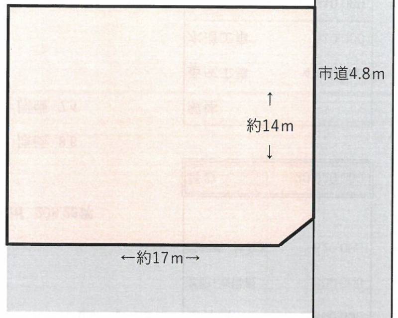 松山市土居田町 の区画図