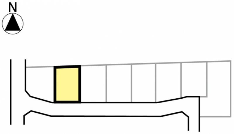 松山市土居田町 TOATOWN土居田町Ⅲ2号地の区画図