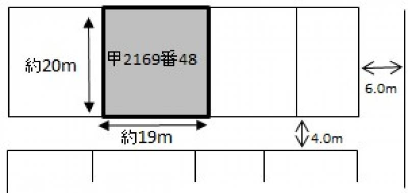 松山市平井町 平井土地の区画図