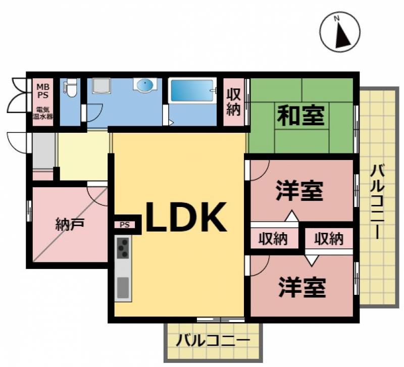 シャンボール千舟 の間取り画像