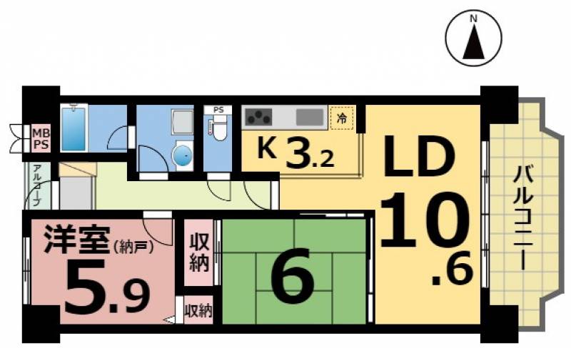 朝日プラザ松山余戸 の間取り画像