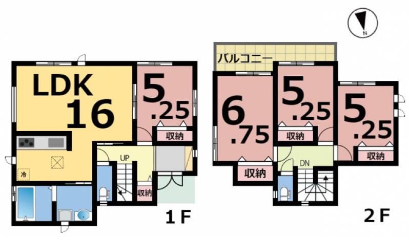 松山市西垣生町 一戸建 の間取り画像