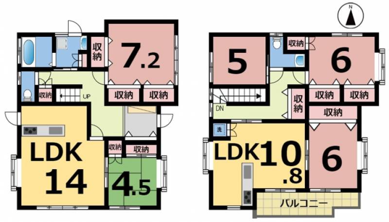 松山市馬木町 一戸建 の間取り画像