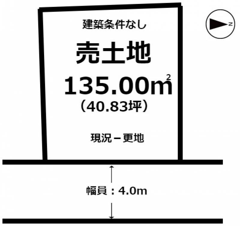 松山市松ノ木  の区画図