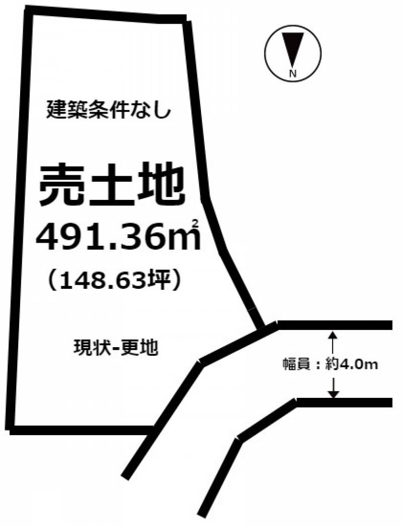 西条市中野甲  の区画図