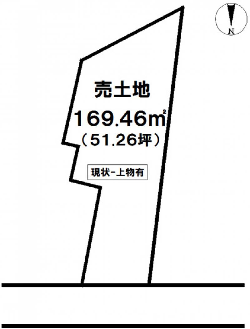 松山市古三津  の区画図