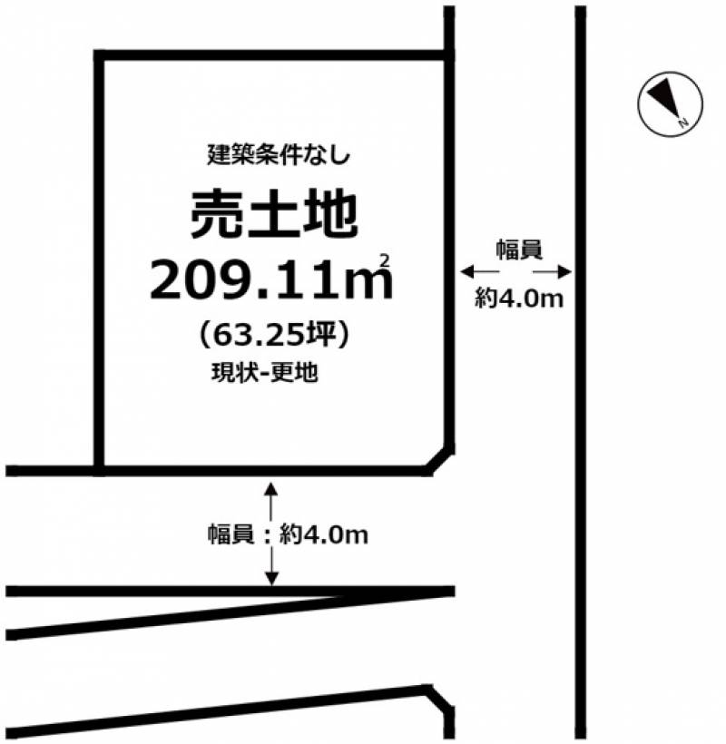 松山市新浜町  の区画図