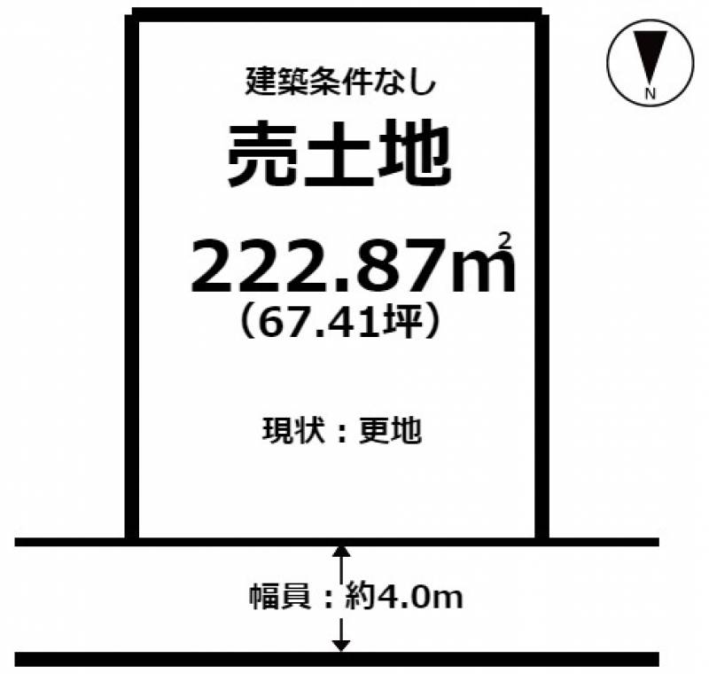 松山市北条辻  の区画図