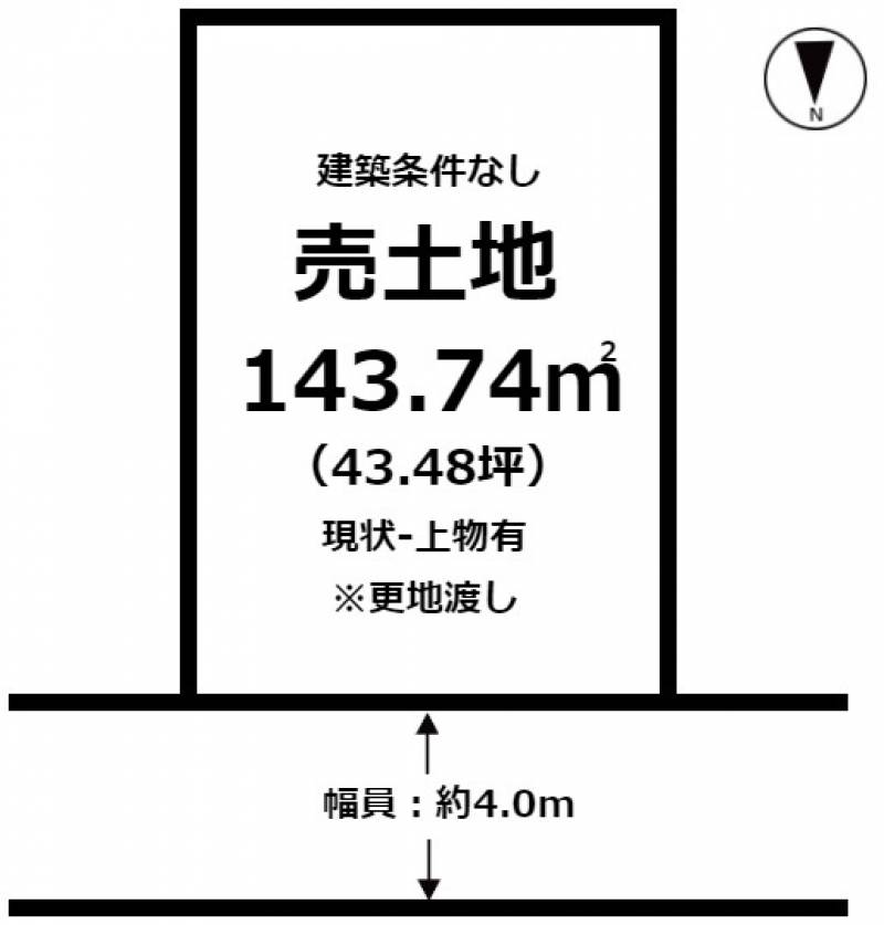 松山市太山寺町  の区画図