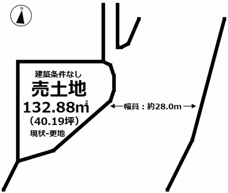 松山市北吉田町  の区画図