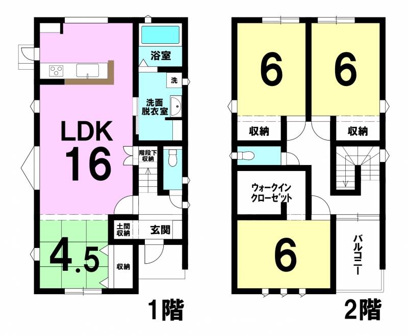 伊予郡松前町西古泉 一戸建 Bの間取り画像