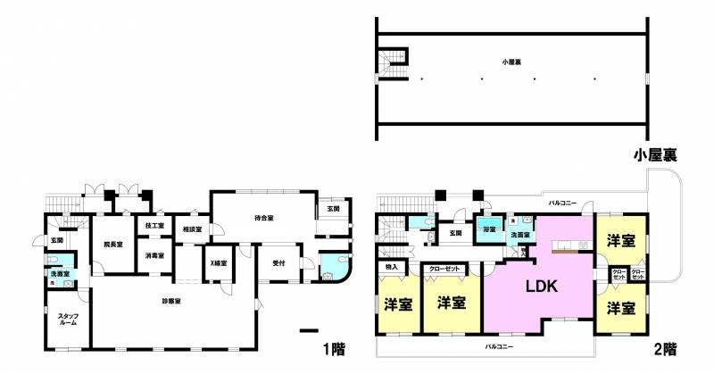 松山市古川北 一戸建 の間取り画像