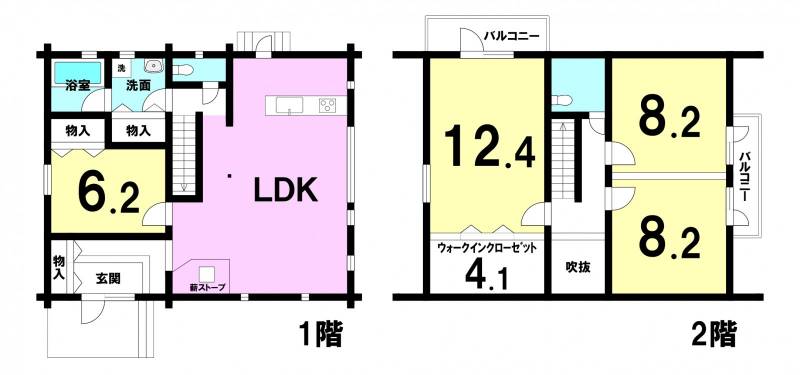 伊予郡松前町浜 一戸建 の間取り画像