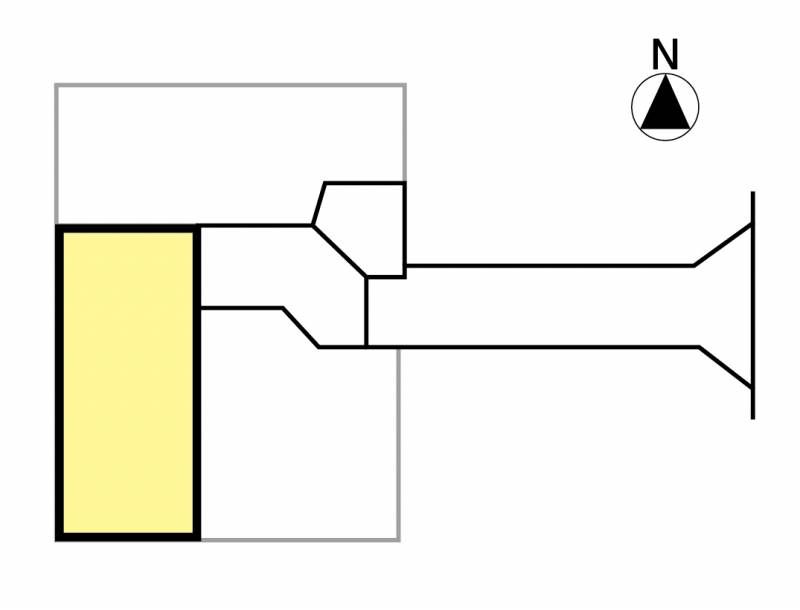 松山市小栗 分譲３区画２号地の区画図