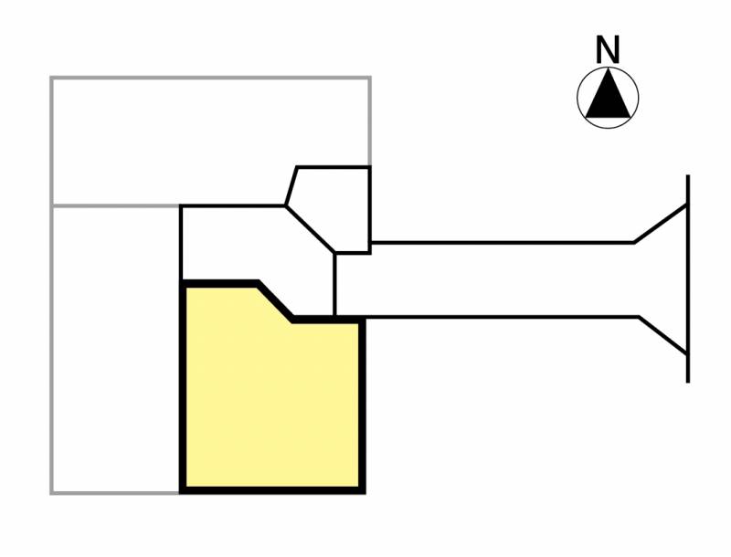 松山市小栗 分譲３区画３号地の区画図