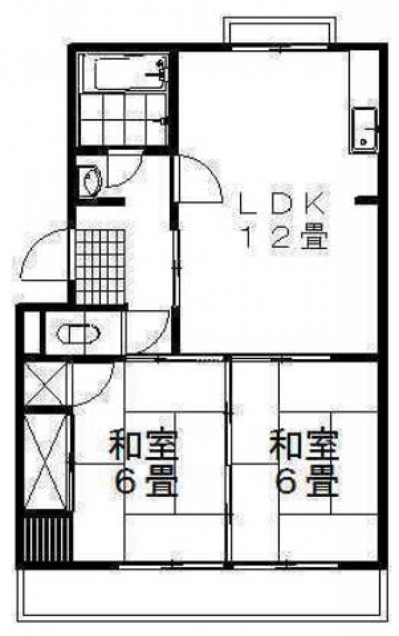 東雲マンションC 301の間取り画像