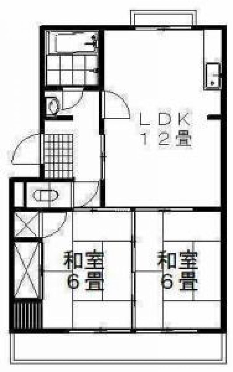 東雲マンションA号棟 230の間取り画像