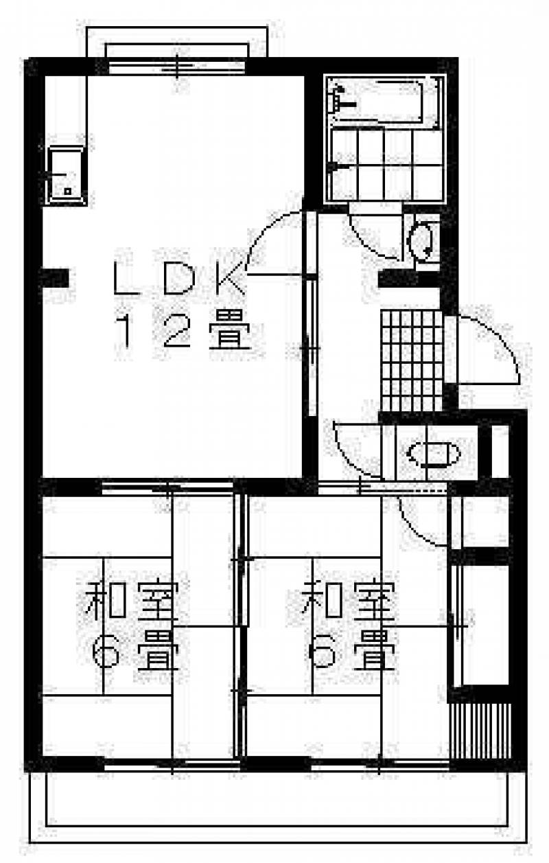 東雲マンションD号棟 320の間取り画像