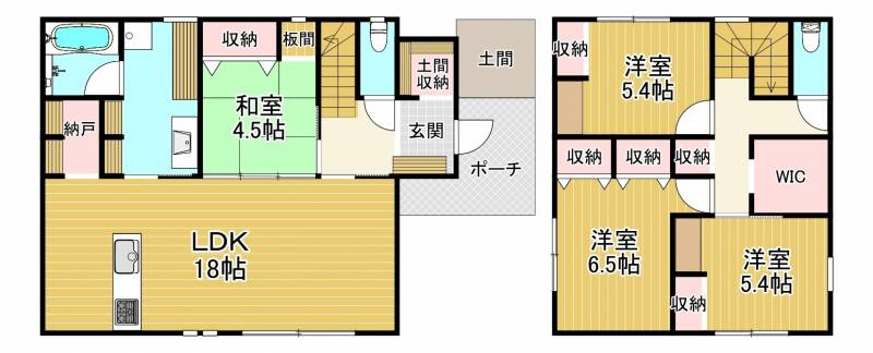 新居浜市高田 一戸建 ②の間取り画像