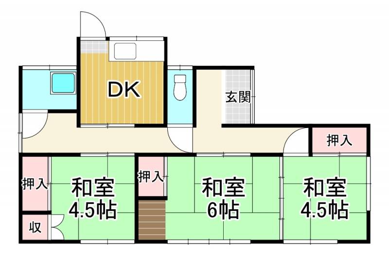 新居浜市星原町 一戸建 の間取り画像