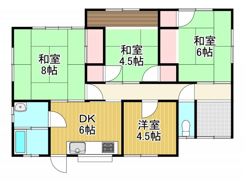 新居浜市星原町 一戸建 の間取り画像