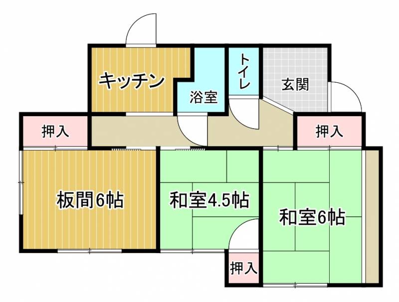 新居浜市庄内町 一戸建 の間取り画像