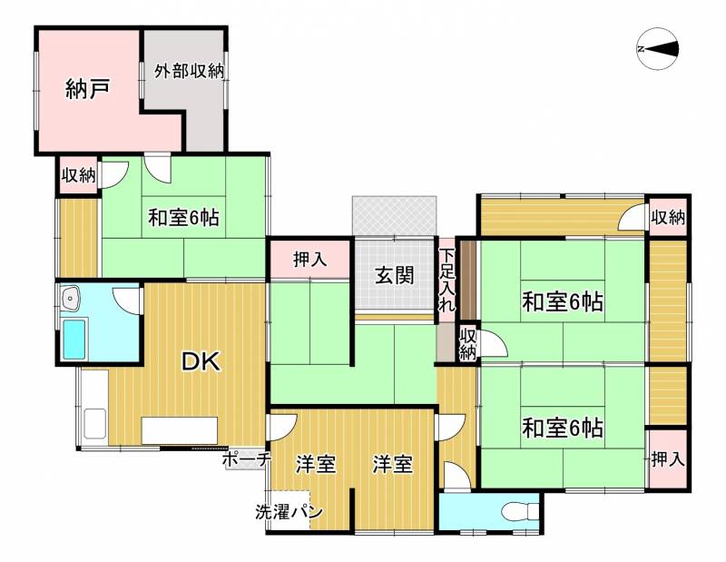 新居浜市星原町 一戸建 の間取り画像