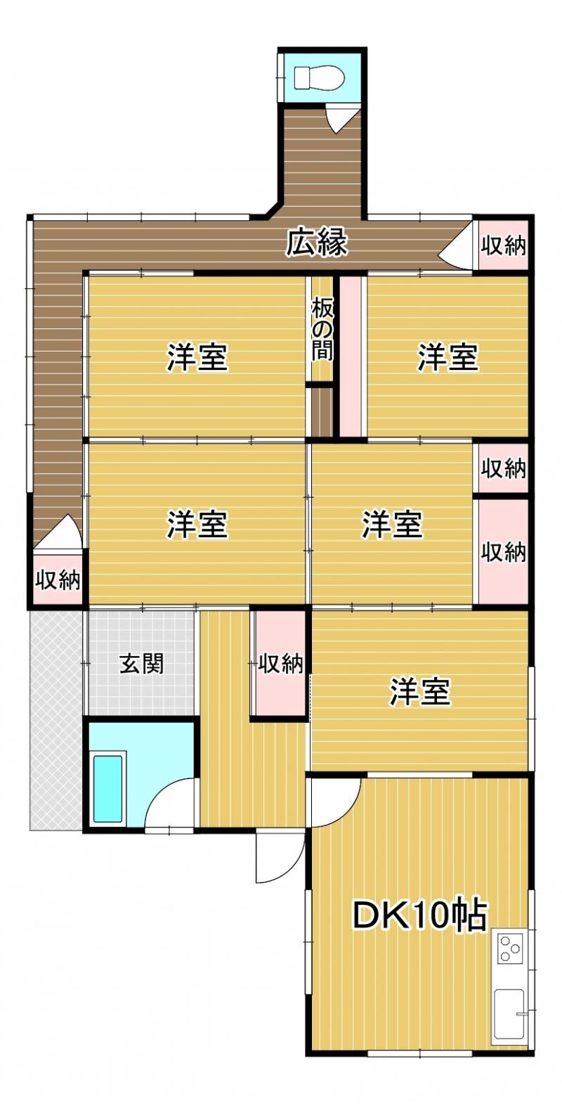 新居浜市大島 一戸建 の間取り画像