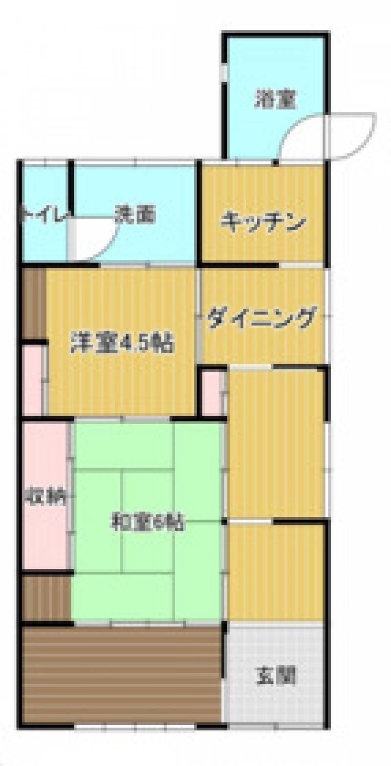 新居浜市平形町 一戸建 の間取り画像