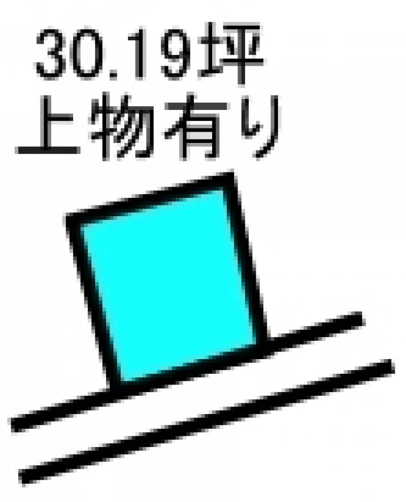 新居浜市田の上  の区画図