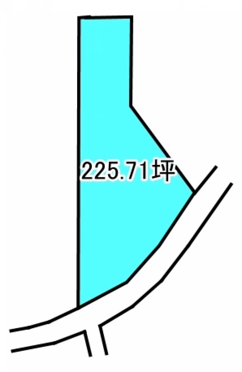 新居浜市萩生  の区画図