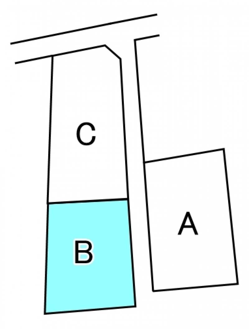 新居浜市船木  Ｂの区画図