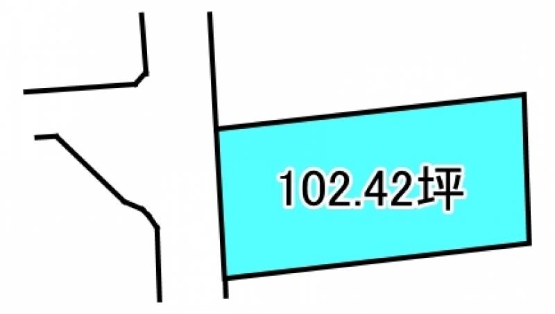 新居浜市中村  の区画図