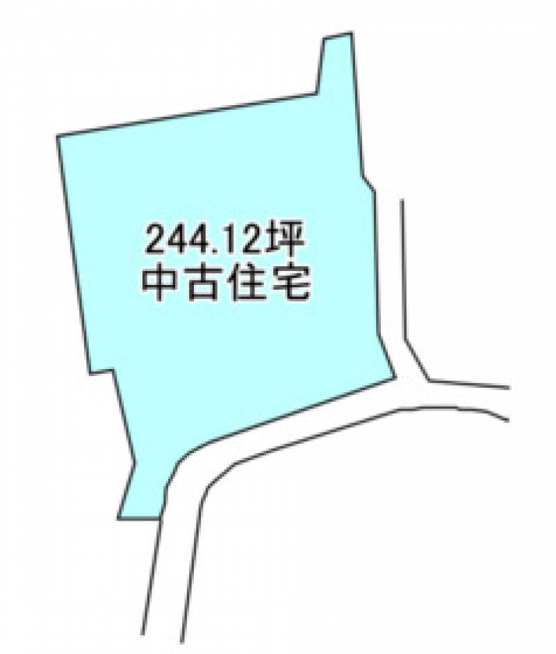 新居浜市中村  の区画図