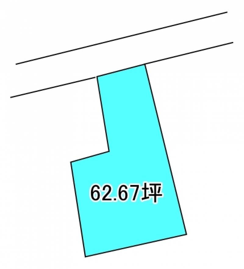 新居浜市中萩町  の区画図