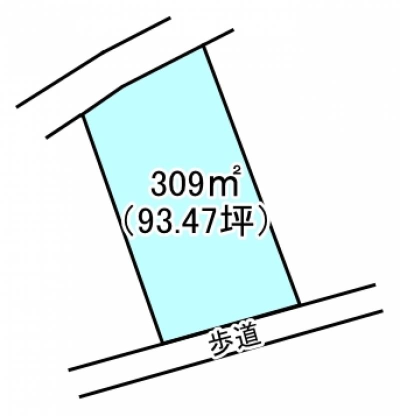 新居浜市高田  の区画図